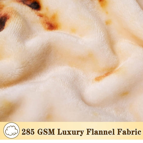 Mermaker Burritos Tortilla Throw Blanket - Picture 4 of 7